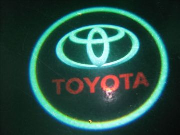 Green Car Door Durable Non - Fading Dc9 - 24v Led Ghost Shadow Light / Ghost Led Lights For Toyota