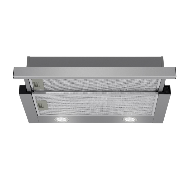 Factory price Built in Under Cabinet 60cm width Telescopic Sliding Type Cooker Hood Pull Out Range Hood