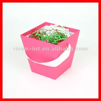 2012 pink paper basket box