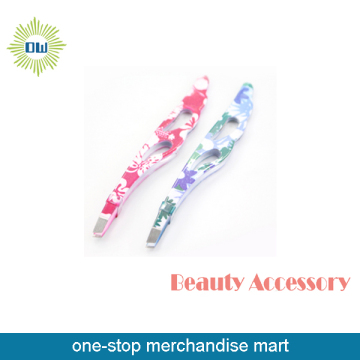 Printing Stainless Steel Eyebrow Tweezers Set