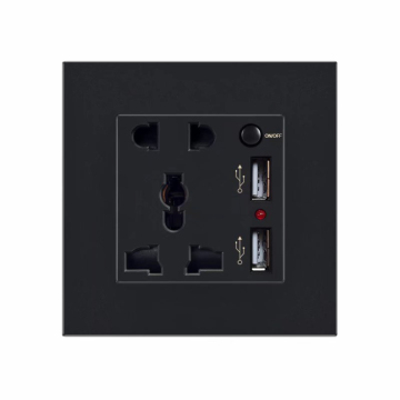USA Hotel New Model 5V 4.8A USB Socket Wall Outlet