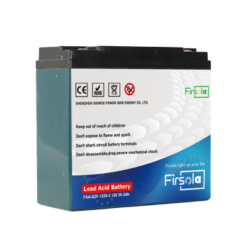 Firsola DZF 1220 12V 20Ah M5 Terminal Customized AGM Battery