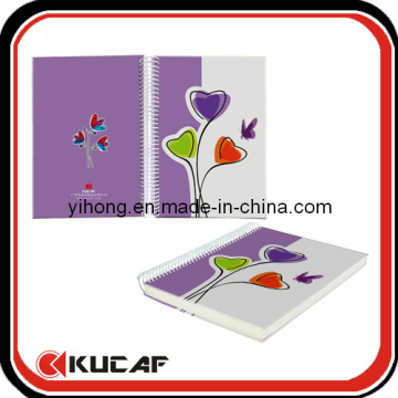 Spiral PP Cover Notebook Customized Design
