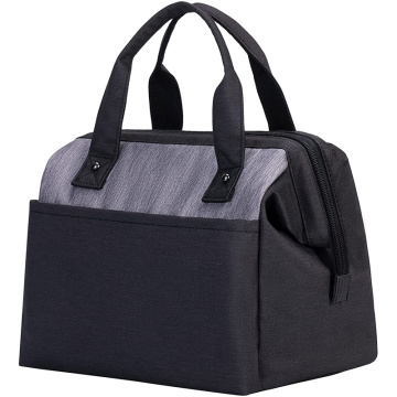 Large Aluminum Foil Insulated Oxford Shoulder Lunch Tote Bag
