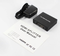 HDMI splitter V1.3 1 in 2 out mendukung 3D 1080p