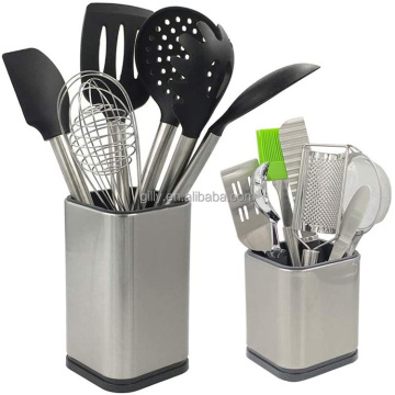 Stainless Steel Large Kitchen Utensil Holder for Utensils and Tools Organizer