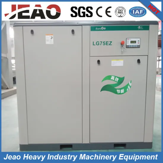 75kw Big Power Electrical Silent Screw Air Compressor for Textile--LG75ez