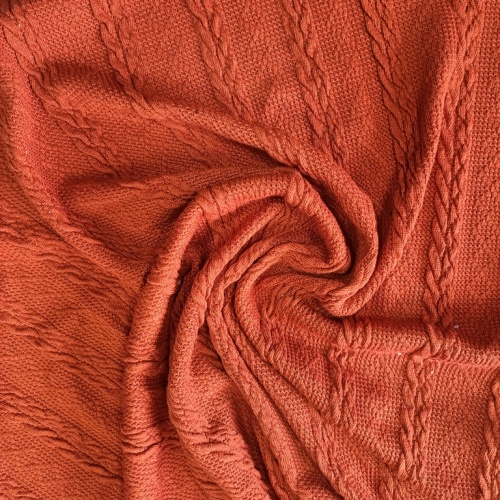 Polyester mit Spandex -Strick -Jacquard -Stoff