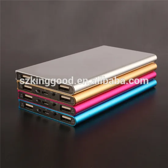 wholesale slim colorful powerbank charger portable power bank 8000mAh