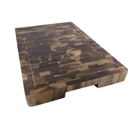 Walnut Olive Acacia Wood Super Thick End Grain Cutting Board