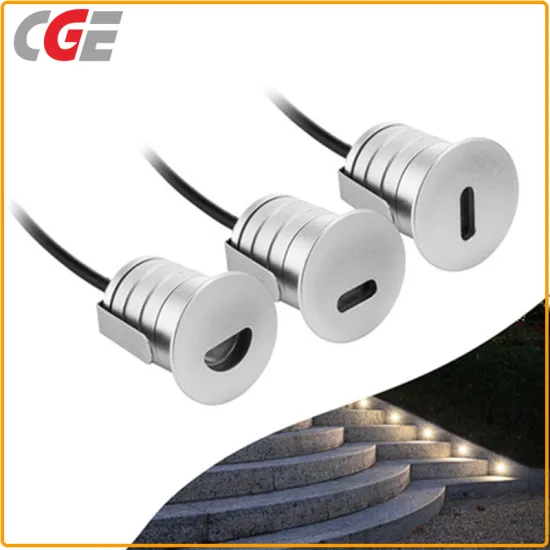 1W Round Wall Buried LED Stair Step Lights for Outdoor Waterproof LED Wall Lighting LED Wall Light