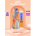 Eth Crystal Bling 6000 Vape por atacado