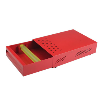 Red CoffeeSeries Coffee Ground Knock Box for Storage