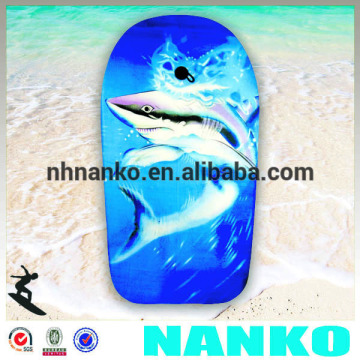 NA1142 Durable EPS Soft Top Bodyboards Customized Foam Slick Water Board