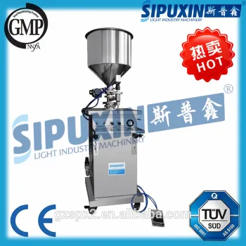 Sipuxin Semi Automatic Oil Filling Machine/Shampoo Filling Machine/Liquid Washing Detergent Filling Machine