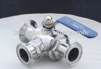 Three way ball valve