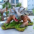 Ankylosaurus animatronik realistis untuk Taman Dinosaurus