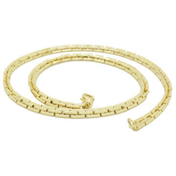 Gold alloy, gold-plated fashion jewelry chains