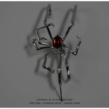 Brincos de jóias de aranha de liga