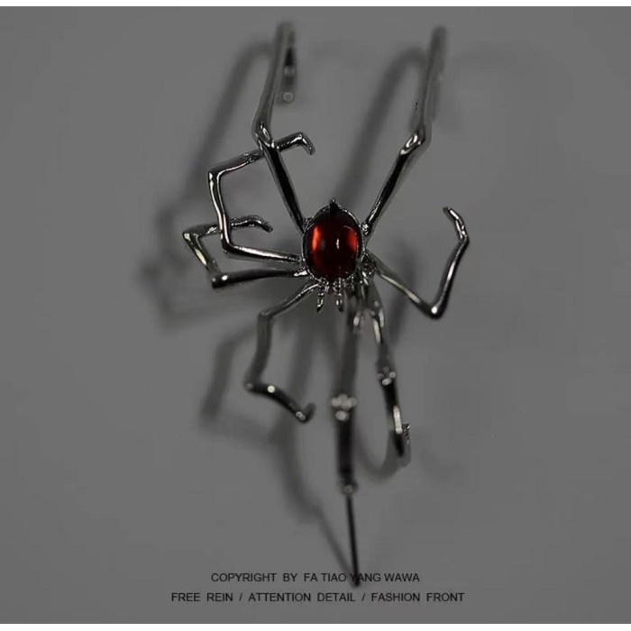 Brincos de jóias de aranha de liga