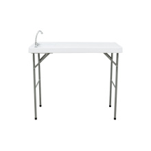 Table de camping pliante pour le nettoyage du poisson