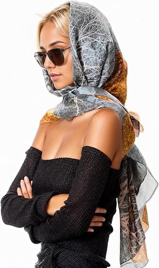 100% Mulberry Silk Summer Travel Scarf Extra Large Women Shawl Oversize Soft Wraps For Evening Dresses elegant gift wrapped