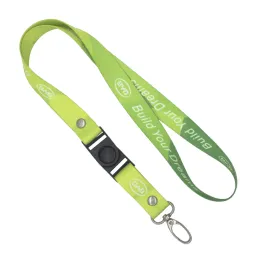 Polyester heat transfer lanyard