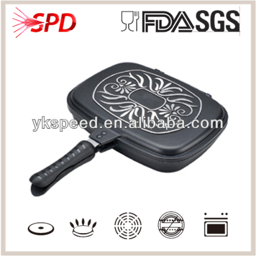 Korea Diecasting Double Bbq Grill Pan, High Quality Korea Diecasting Double Bbq Grill Pan on