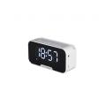 Mini bluetooth speaker with clock alarm FM