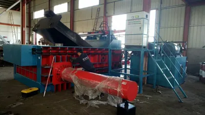 Push-out Scrap Metal Steel Compacting Baler Machinery