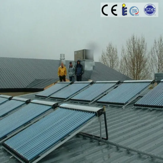 Manifold Solar Thermal Collector for Hot Water Heating Project
