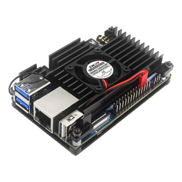 Orange Pi Case 4 LTS: Aluminum Alloy Protective Shell & Cooling Fan for Enhanced Performance Cooling