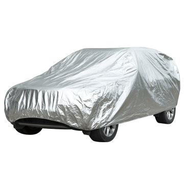 Logotipo personalizado por atacado Universal Silver Dustroof Pvc Car capa