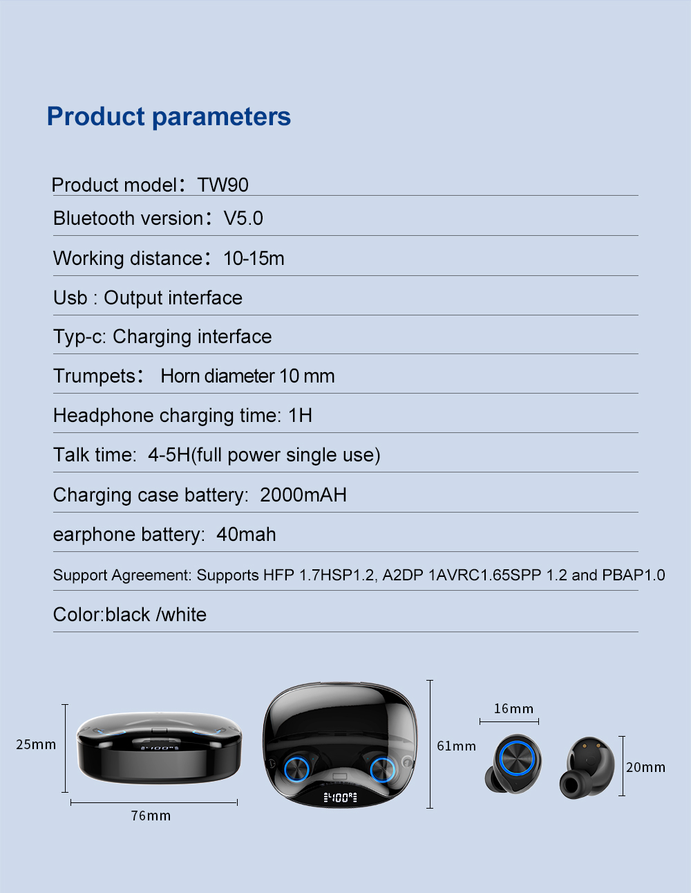 wireless earbuds with power bank 13