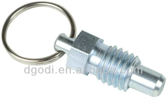 zinc plated steel types of spring screw lock pin
