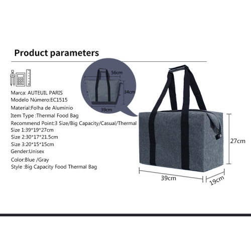 Thermaltasche mit großer Kapazität