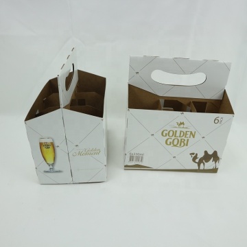 Recycled 6-Pack Beer and Wine Carriers with Handle