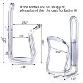 Road & Mountain Bicycle Water Bottle Cage Silver