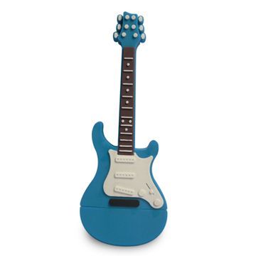 New Guitar Shaped Secure USB Flash Drive with 1 to 32GB Storage, High Transfer Speed