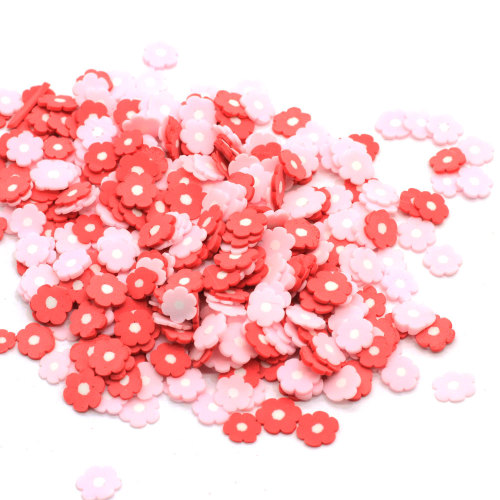 Mooie 5mm Bloemvormige Polymeer Klei Slice 500 g / zak voor Nail Art Plakboek Ornamenten Kawaii Confetti