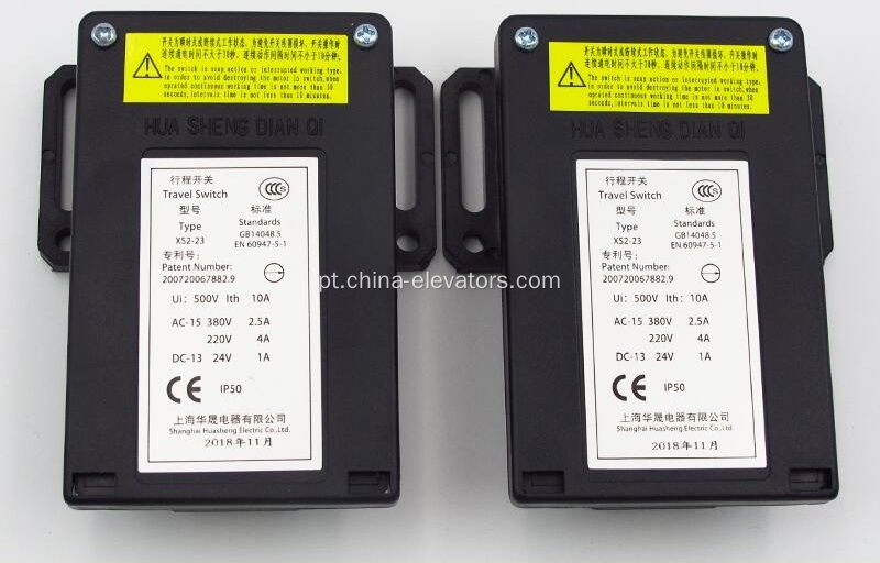Interruptor de deslocamento XS2-23 para regulador de velocidade do elevador MRL