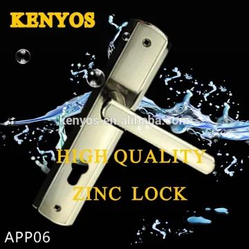 High Quality Zinc Door Handle For Wood Door , Zinc Handle Lock Supplier Lock Pick Set