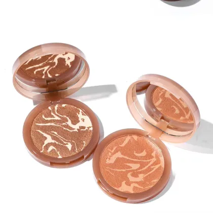 Soft Waxy Silky Mousse Contouring Pressed Powder Bronzer Makeup