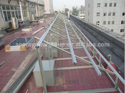 Roof or ground mounting pv and solar panel stand