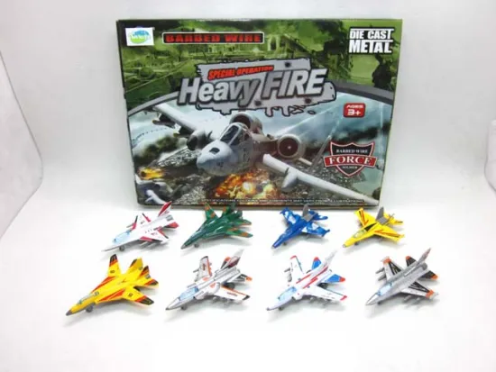 DIE CAST PULL BACK FIGHTING PLANE
