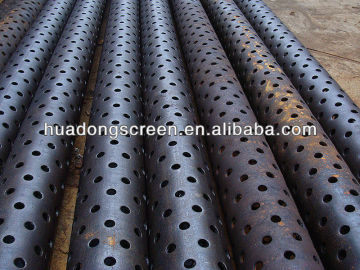 8 5/8" perforated steel pipe