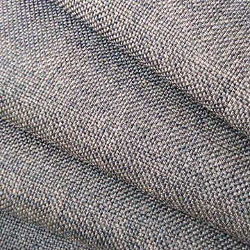 Oxford linen with knitted backing/100% polyester