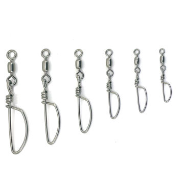 Stainless Steel Swivel Fishing Swivels with Snap SS USA