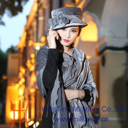 Women church hat velvet hat winter hat fashion hat