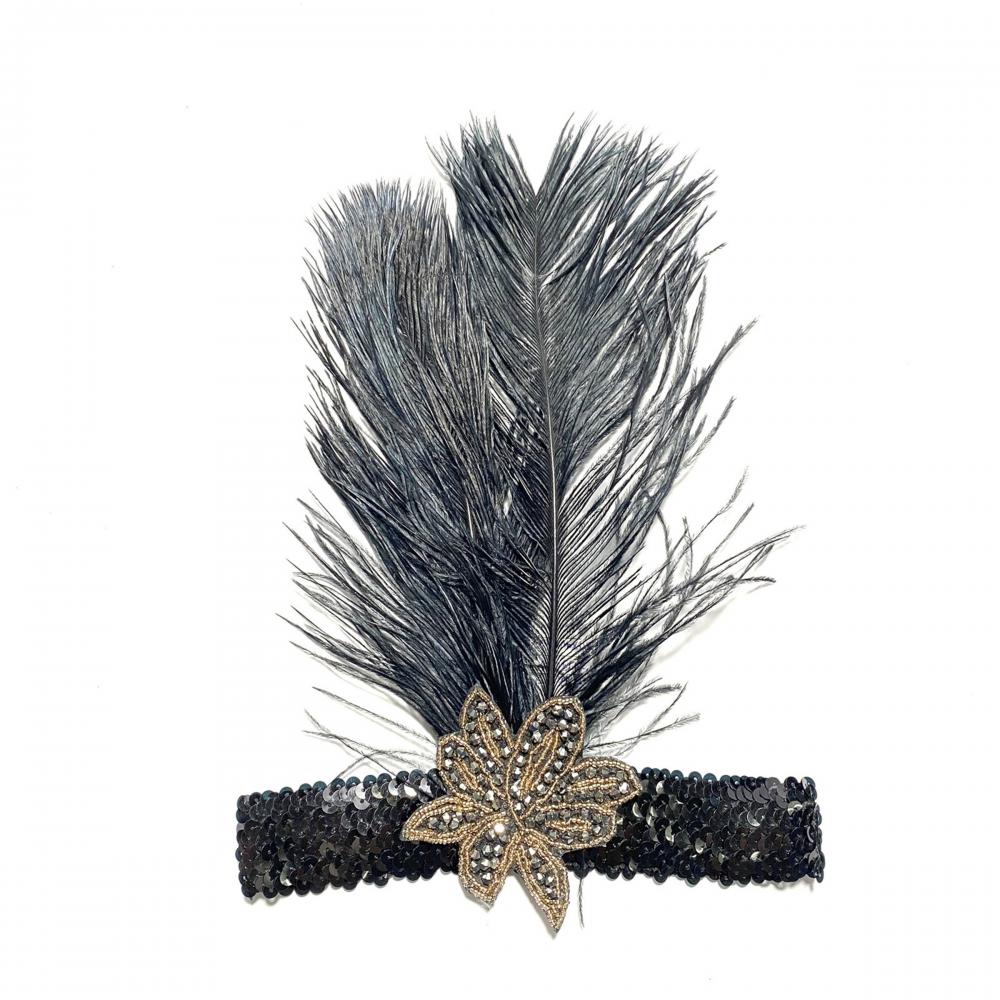 Black Feather Hairband